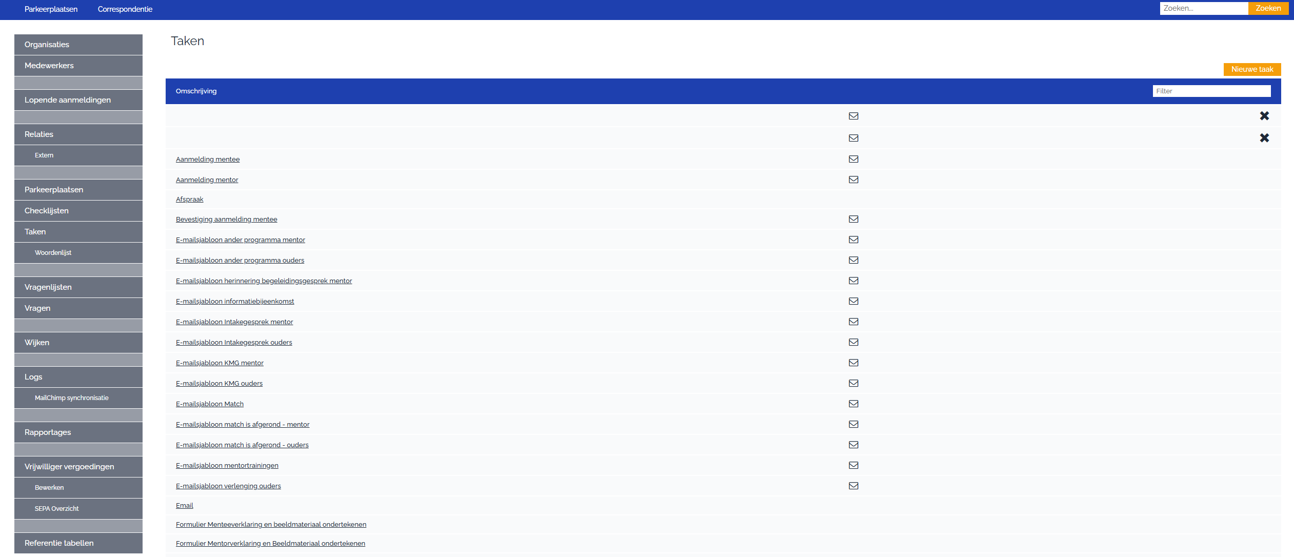 Infomaatje Dashboard